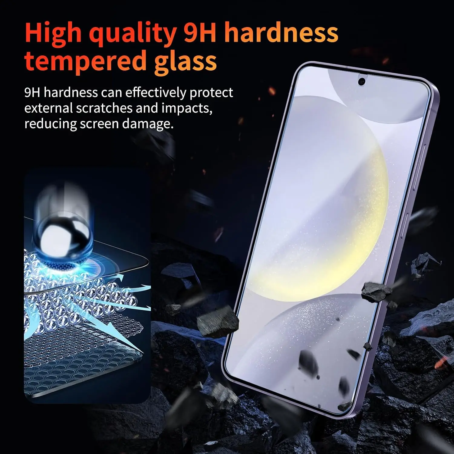 

For Samsung Galaxy S24plus tempered glass high-definition anti drop screen protector