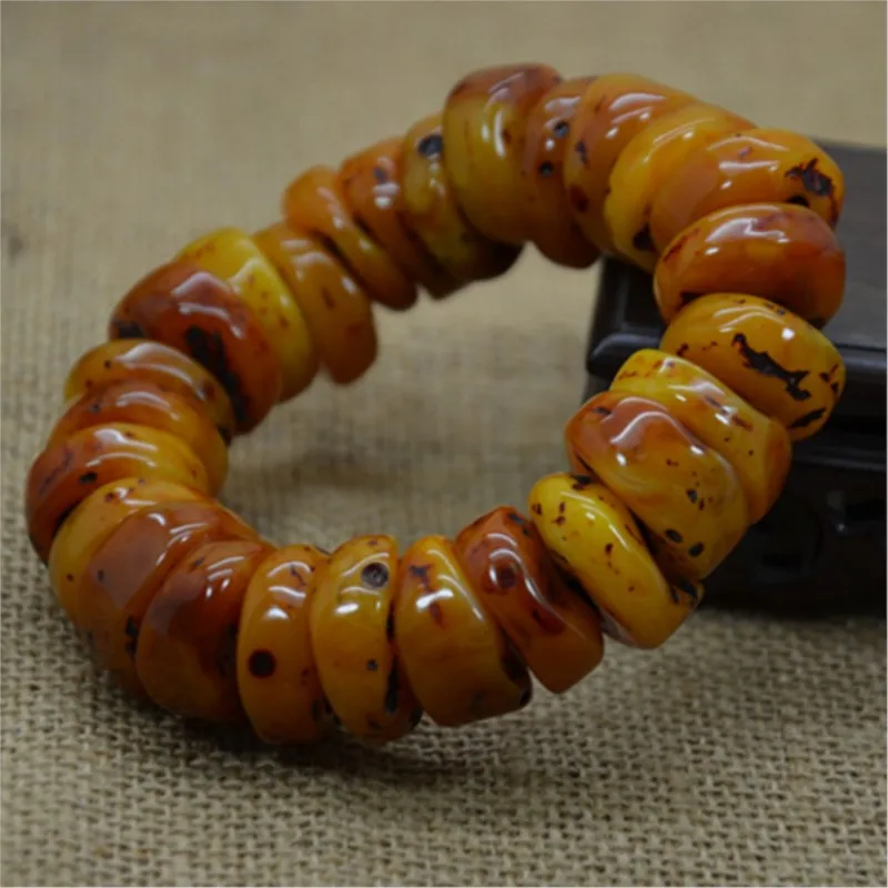 Natural resinite bracelet for men and women massage wrist massager