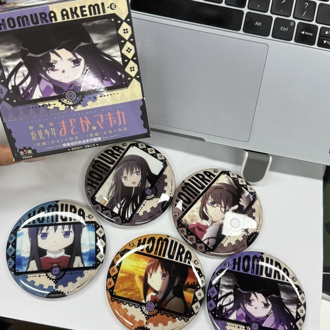 Cute Anime Figure Icon Badge Handmade Tinplate Brooch for Backpack Clothes Chest Ornament Gifts Toys for Boys Kids Gift Model