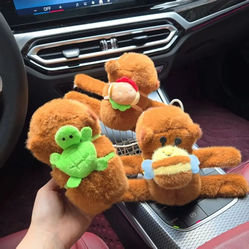 Divertenti braccialetti di schiaffo di capibara di peluche Bambole di pezza di cartone animato Anello di applauso animale Giocattolo interattivo Regalo per bambini