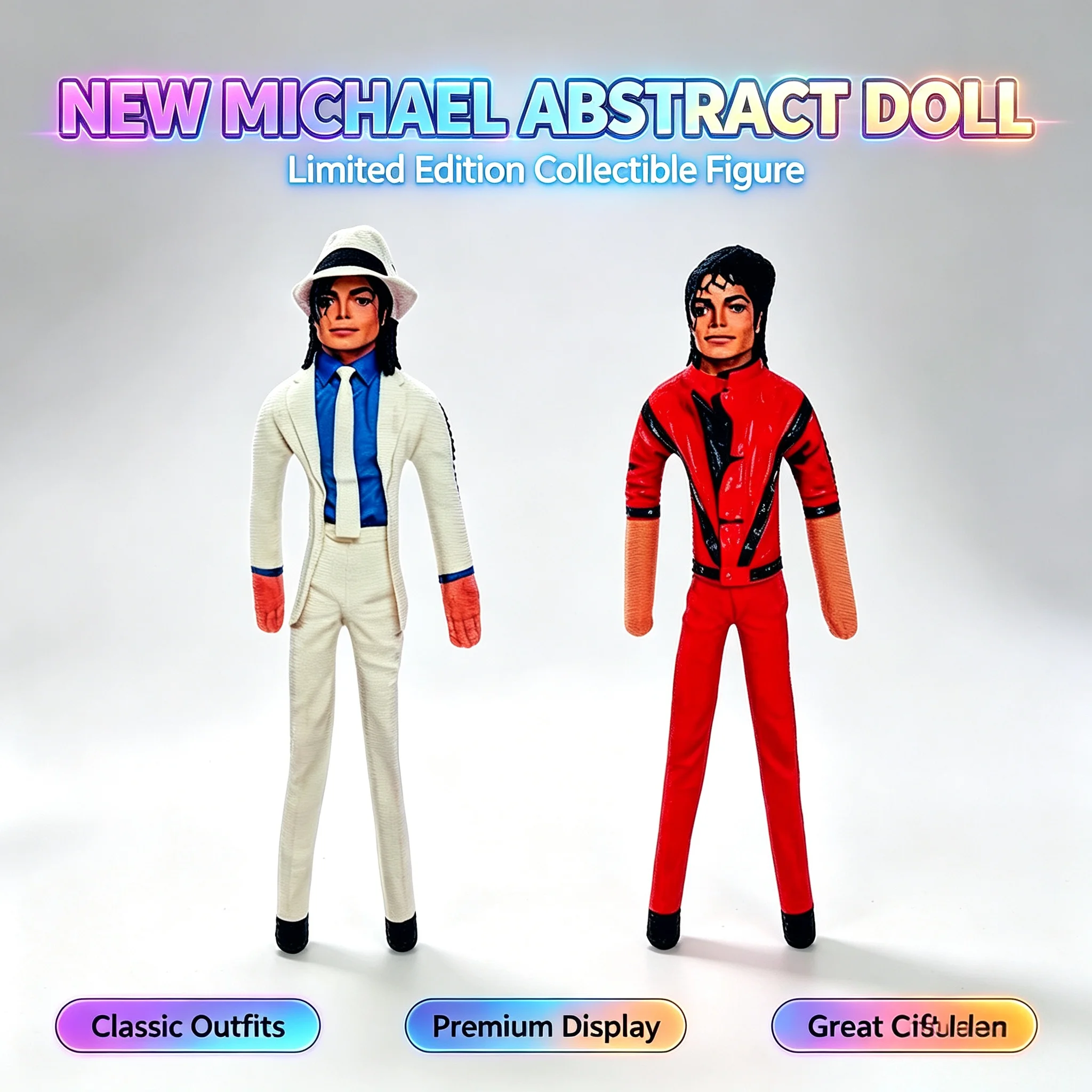 Evoker Cosplay Prop - New Michael Jackson Cosplay Prop Doll