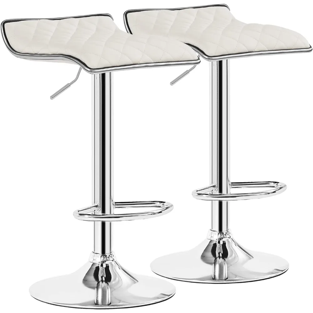 

Adjustable Bar Stools Set of 2, Bar Height Stools for Kitchen Counter