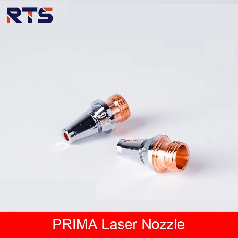 RTS PRIMA 3D M8 50PCS/Lot Laser Cutting Nozzle Single Layer 2.0 2.5 Chrome Plated Nozzles For PRIMA Laser Cutter Machine