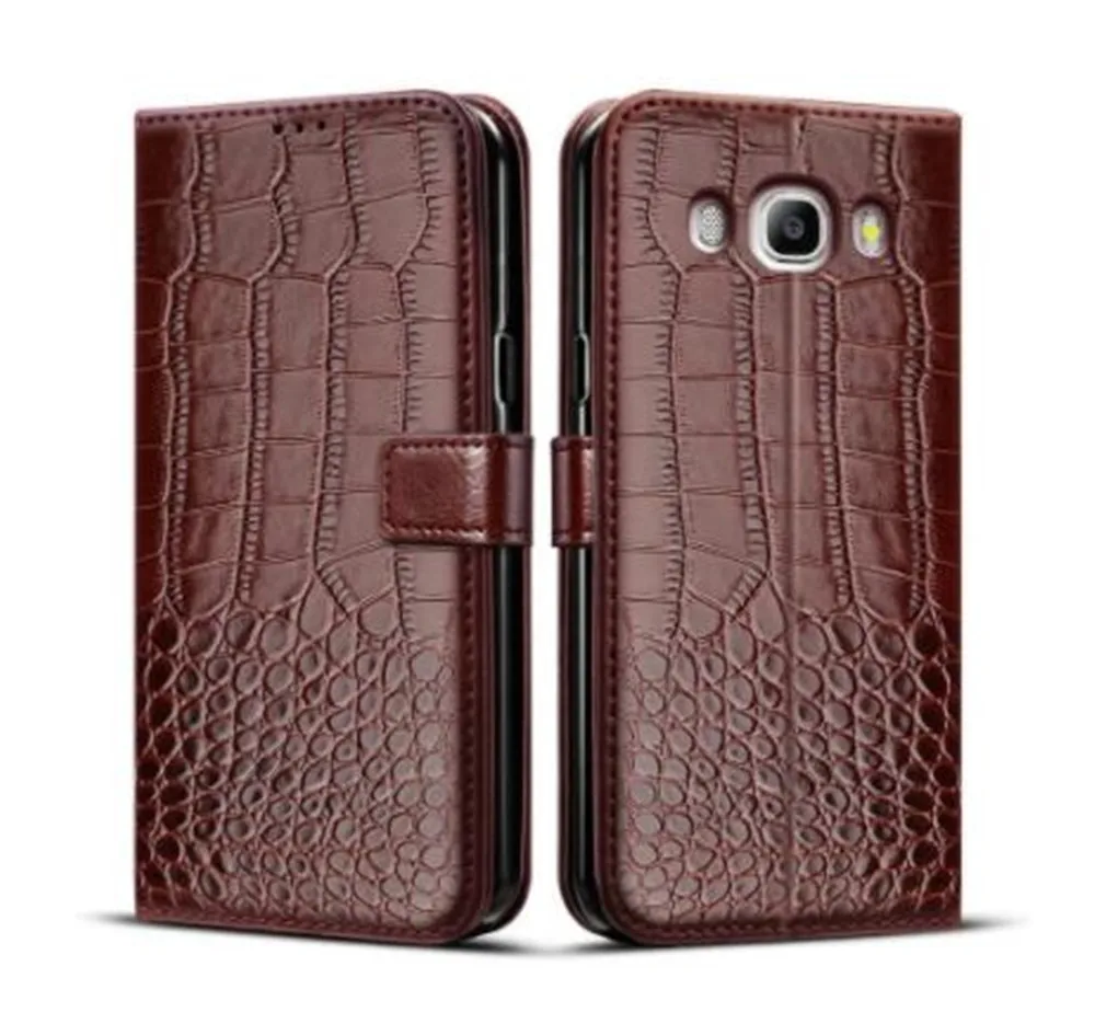 Capa de couro para samsung galaxy j1 mini ace j2 j3 j5 j7 prime 2016 j510 j710 e5 e7 on5 on7