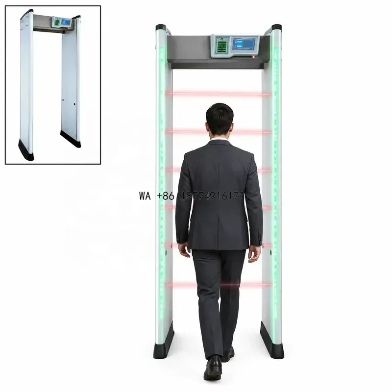wmwmnu Compact Design Smart System Integration Walk Through Metal Detector Door for Corporate SecurityOEM