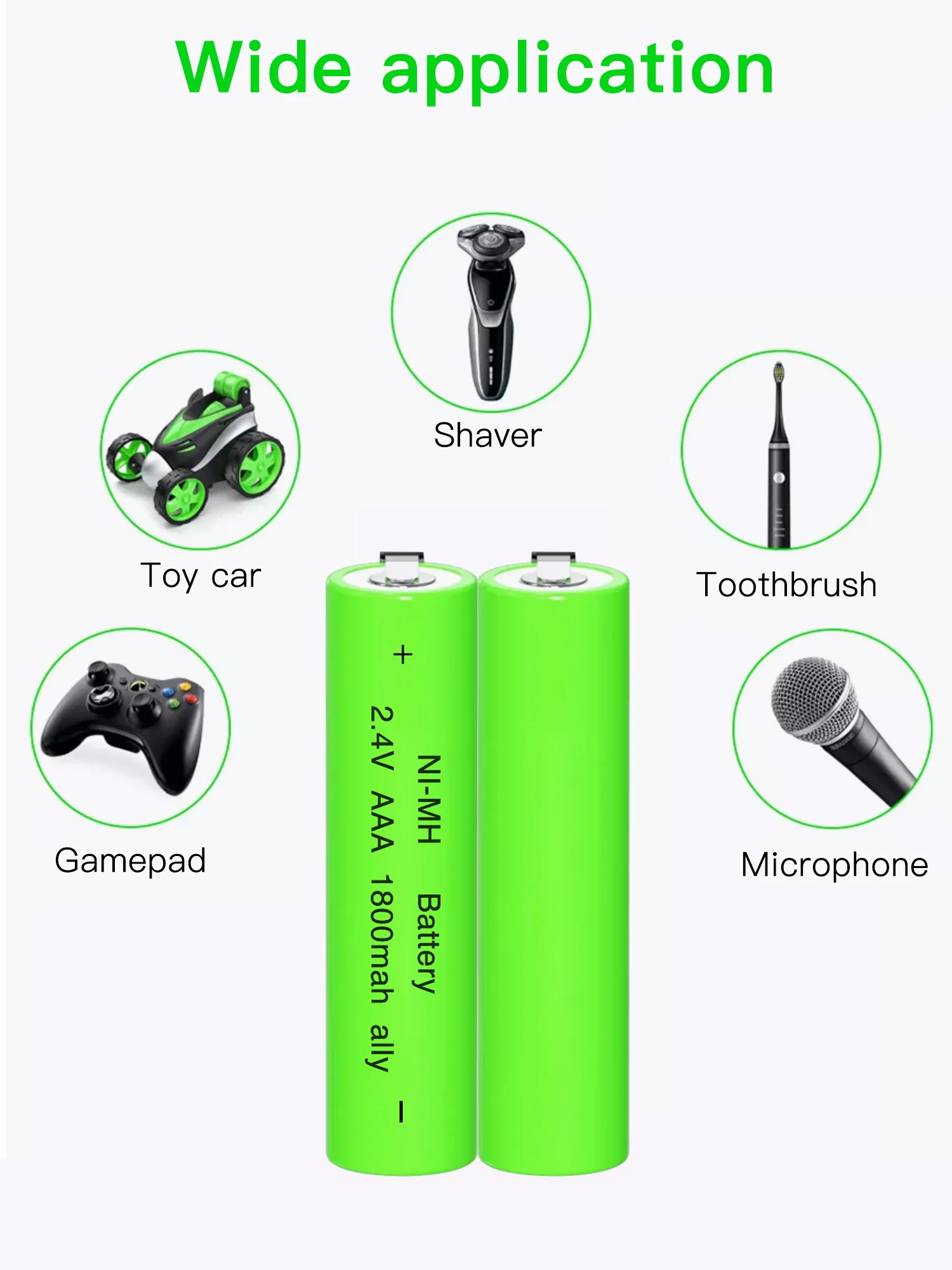 필립용 면도기 배터리, 2.4V 1800mAh, S5010 S5011 S5013 S5015 S5040 S5050 S5070 S5072 S5075 S5077 S5078 S5079 S5080 S5081 S5082