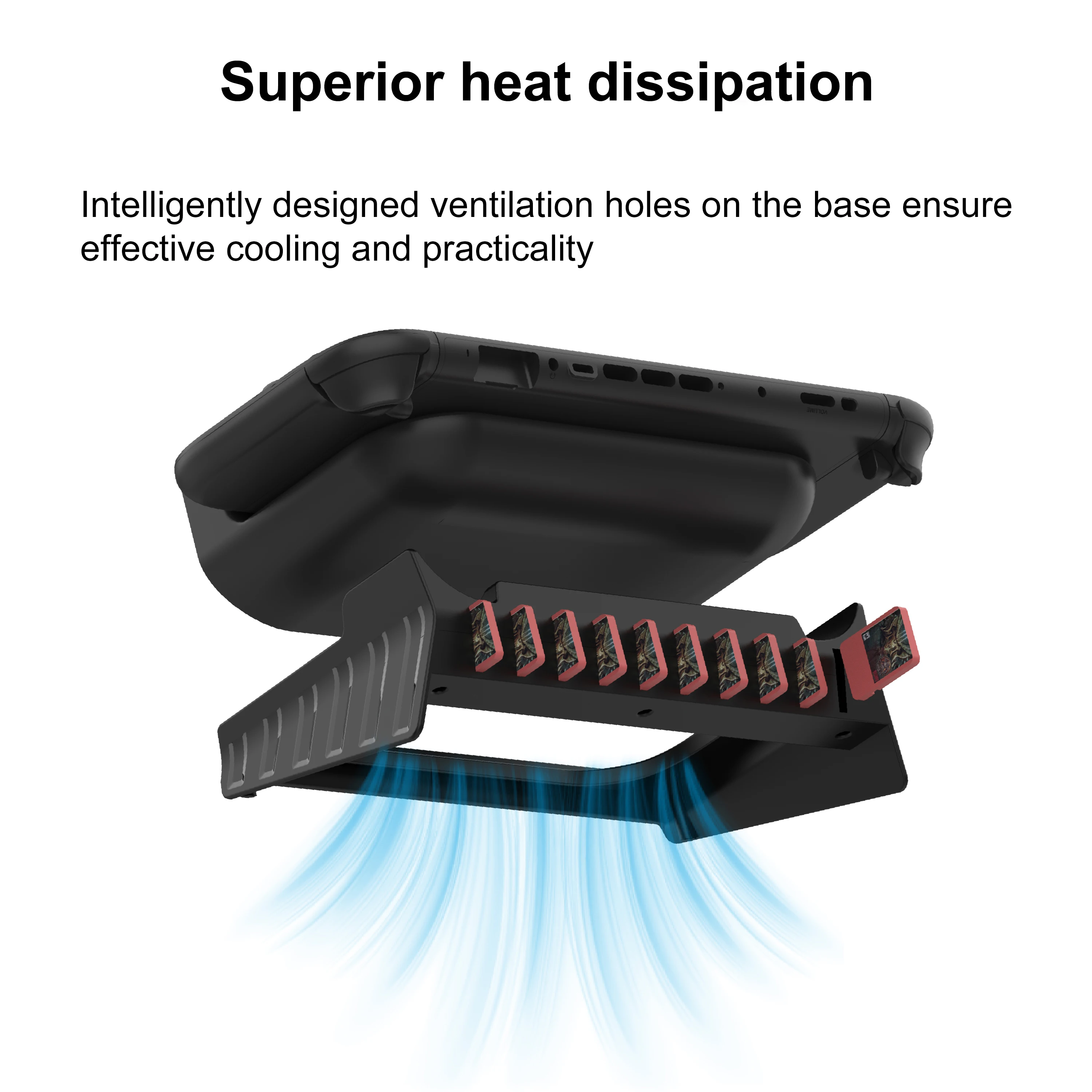 

For Switch/for switch 2/OLED Stand,for Switch 2 Flat Dock - Angled Stand for Small Cabinets