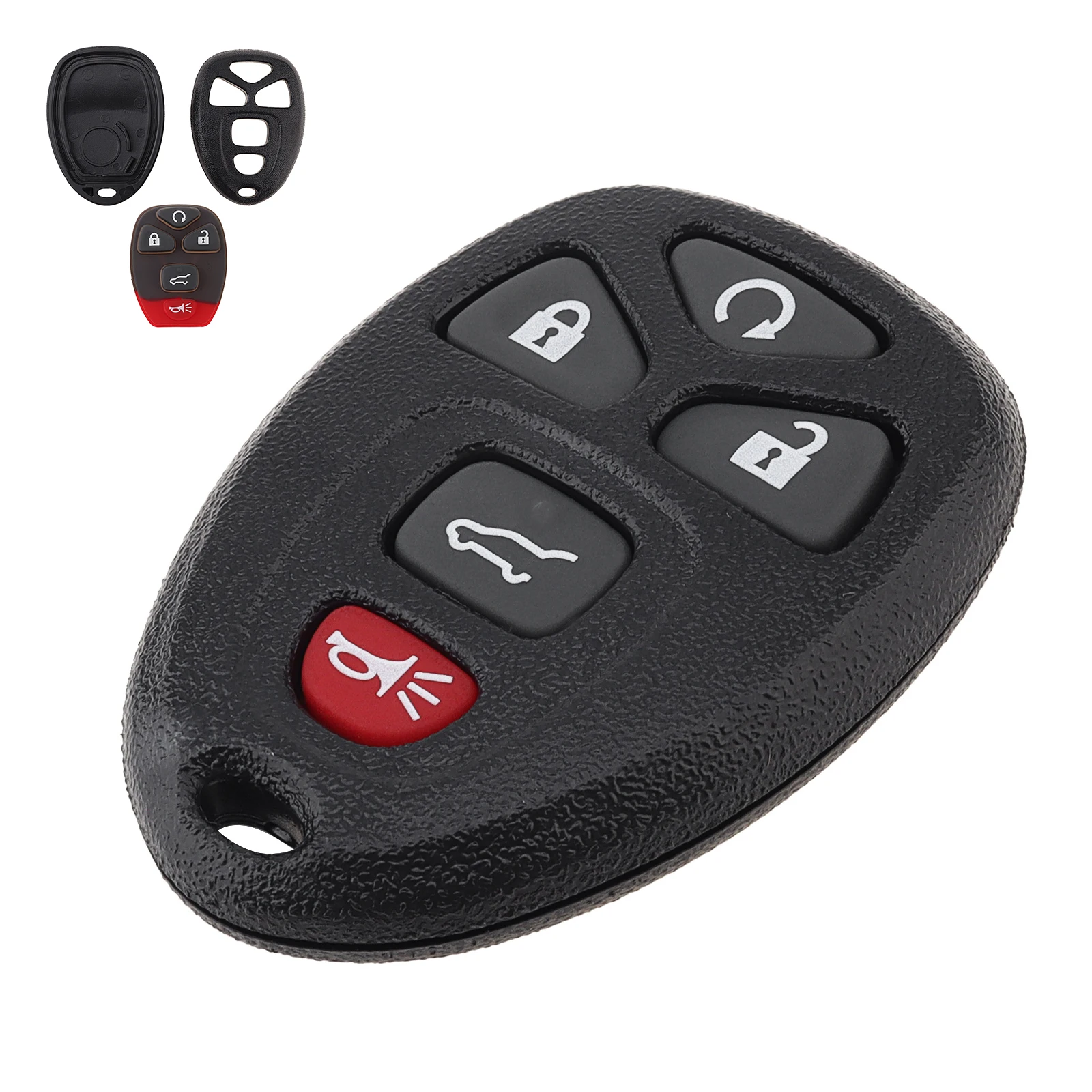 5 Buttons Keyless Entry Remote Control Key Fob Shell Case Fit for Chevy-/Suburban-/Tahoe-/ Acadia-/ Yukon-/ Escalade-/ Traverse
