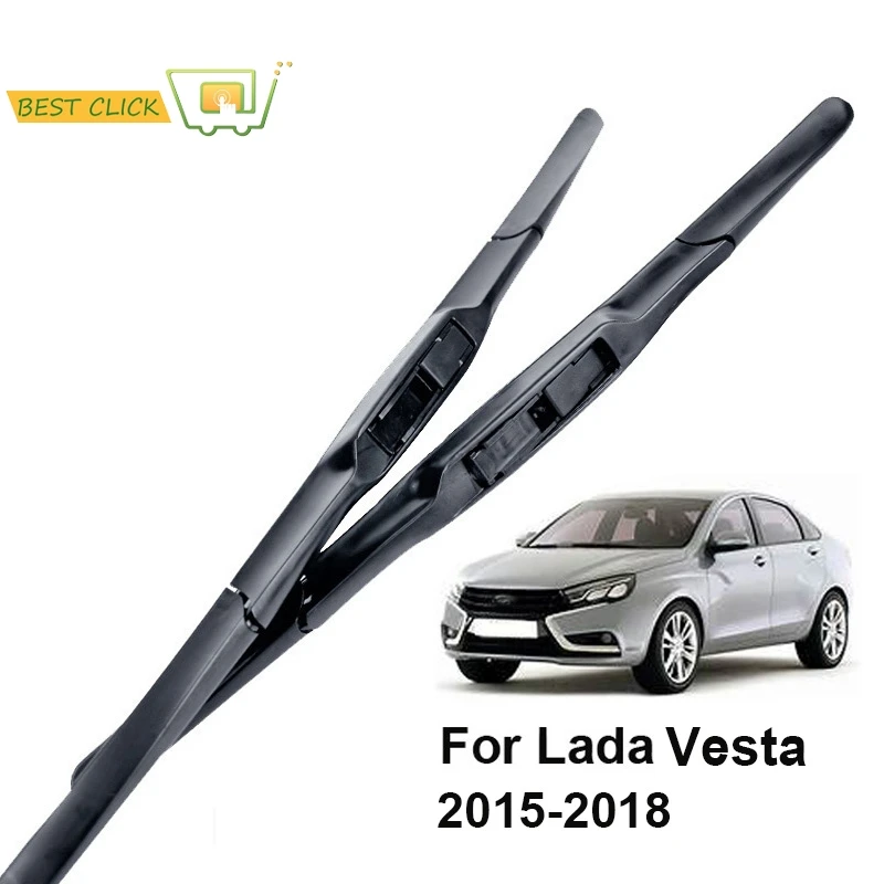 MISIMA Wiper Blades For Lada Vesta Front Window Windshield Windscreen Hook Arms 2015 2016 2017 2018