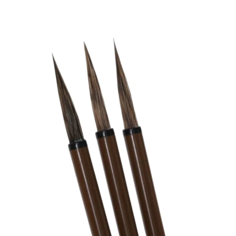 Mixed Hair Calligraphy Brushes Set Chinese Meticulous Painting Fine Line Brush Pen Chinese Calligraphy Painting Pen Sumi-e Brush