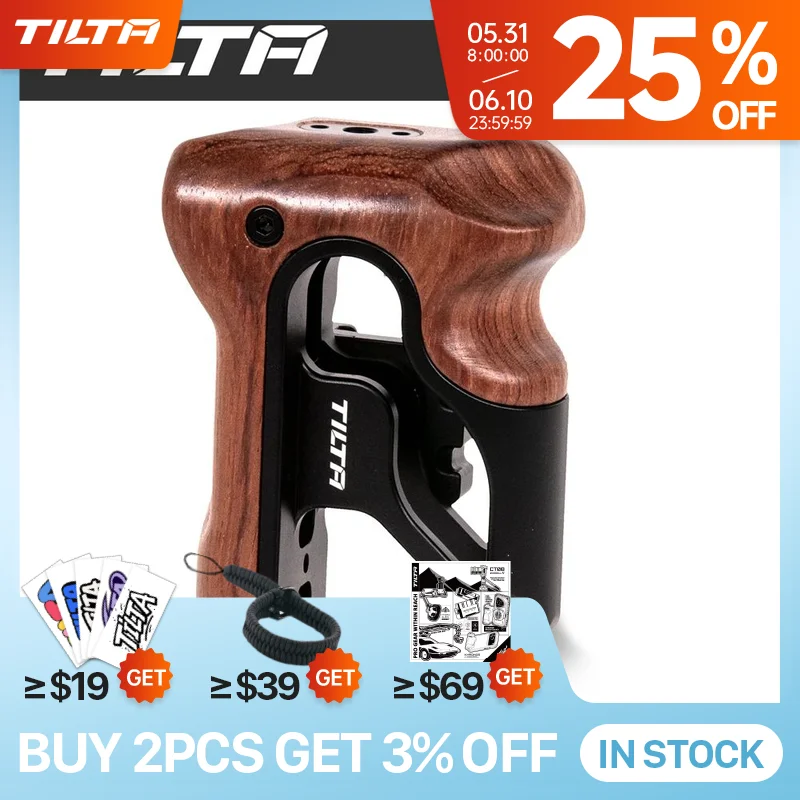 TILTA Handle TA-LWH OR TA-RWH Left and Right Side Handle Professional compatible with SONY for BMPCC Camera Cage
