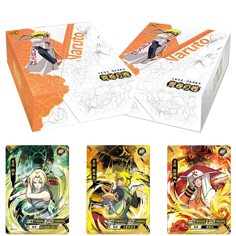 

KAYOU Genuine Naruto Youth Scroll Gift Box Children's Festival BCR BP Card Medal Naruto Collection Card Children's Xmas Gift