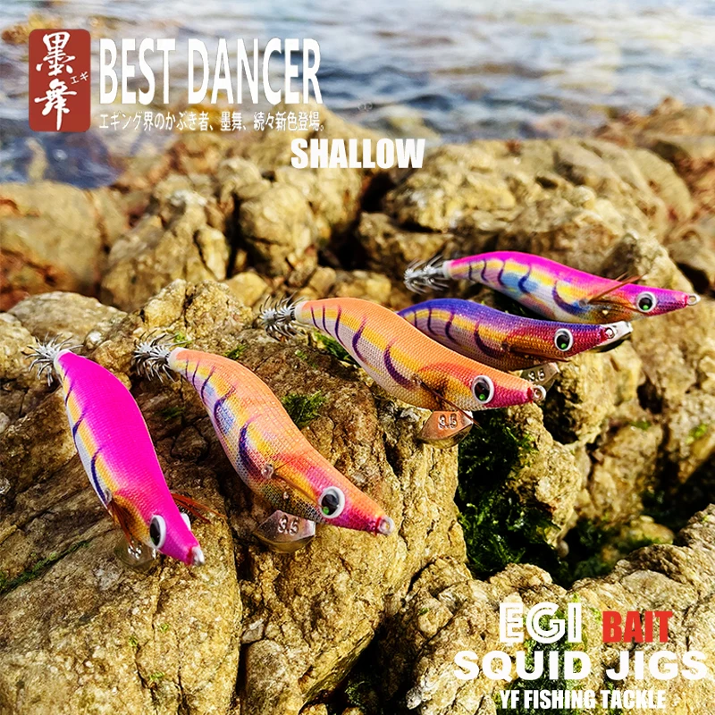 FUKUSHIMA 17-TEILIGES SET 3,5 SQUID HOOKS EGI KÖDER FISCHERGERÄT HOLZGARNEL TINTENFISCH OKTOPUS LEUCHTEND MIT GERÄUSCH SEIDENHAUT 19 GRAMM FÜR FLACHE WASSERGEBIETE – Detail 27