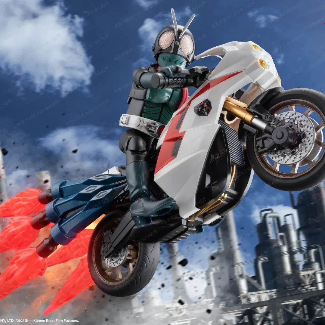 Kamen Rider Classic Combo Blokees - Renewal Version 1  Cyclone Set Action Figure With Motorcycle Halloween Gift For Boys
