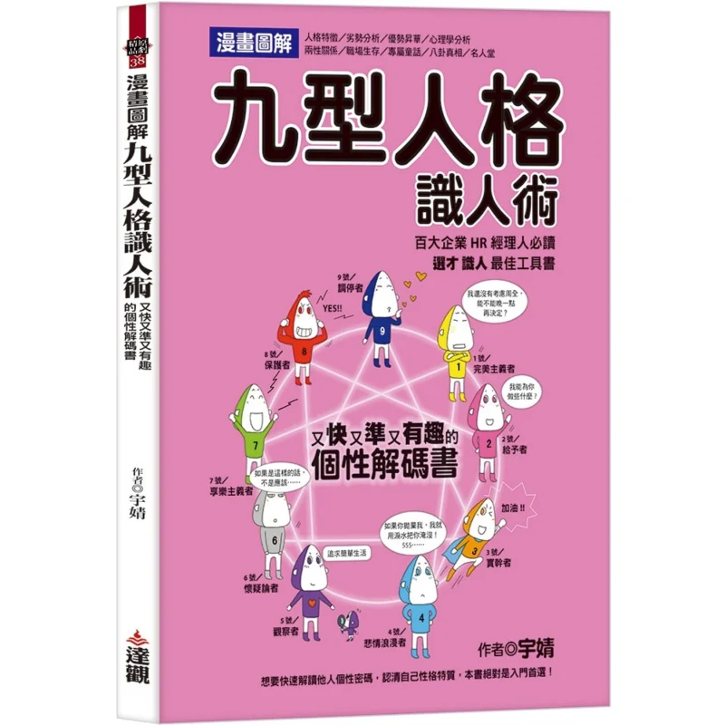 Comic Illustration Of The Enneagram Personality Recognition Technique A Fast Accurate And Interesting Personality Decoding Book