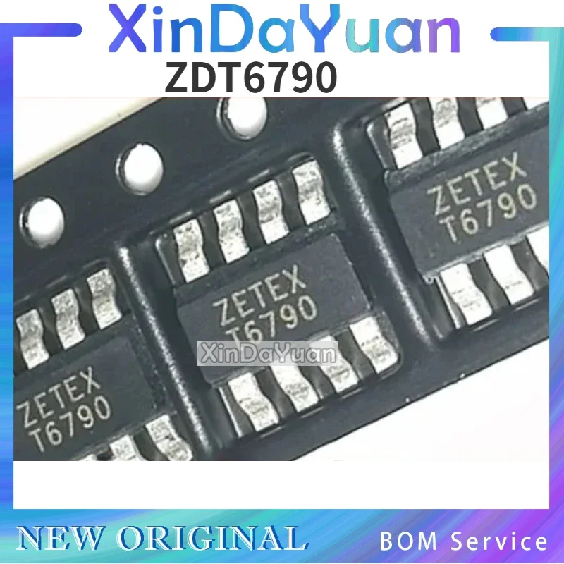 5 pcs  ZETEX ZDT6790 SOT-223-8  T6790  Transistor