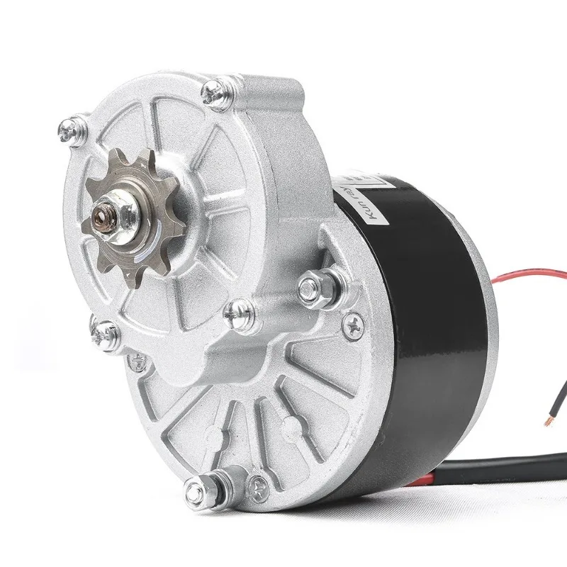 MY1016Z2 24V 36V 250W Brushed DC Geared E-Bike Motor, Modified Bike Motor No Pedal Bracket