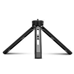 New 1/4 Screw Mini Metal Tripod Aluminum Alloy Desktop Stand Tripod for DSLR ILDC Camera Camcorder Projector Travel Accessories