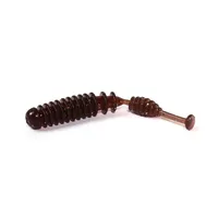 New 10pcs 4.2cm Fishing Soft Worm Lures Pin Tail Ice Fishing Bait Soft Polaris Sinking Lure Pesca Cheap Silicone Fishing Tackle