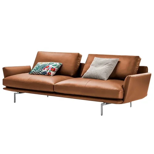 북유럽 모던 거실 소파, 럭셔리 가죽 안락 의자, 디자이너 소파, 편안한 발코니, 디바노 라운지, 스위트 가구 