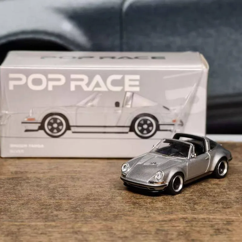 

POPRACE 911 964 singer targa convertible simulation static alloy car model, Boys' holiday gift toy, adult collectible ornament.