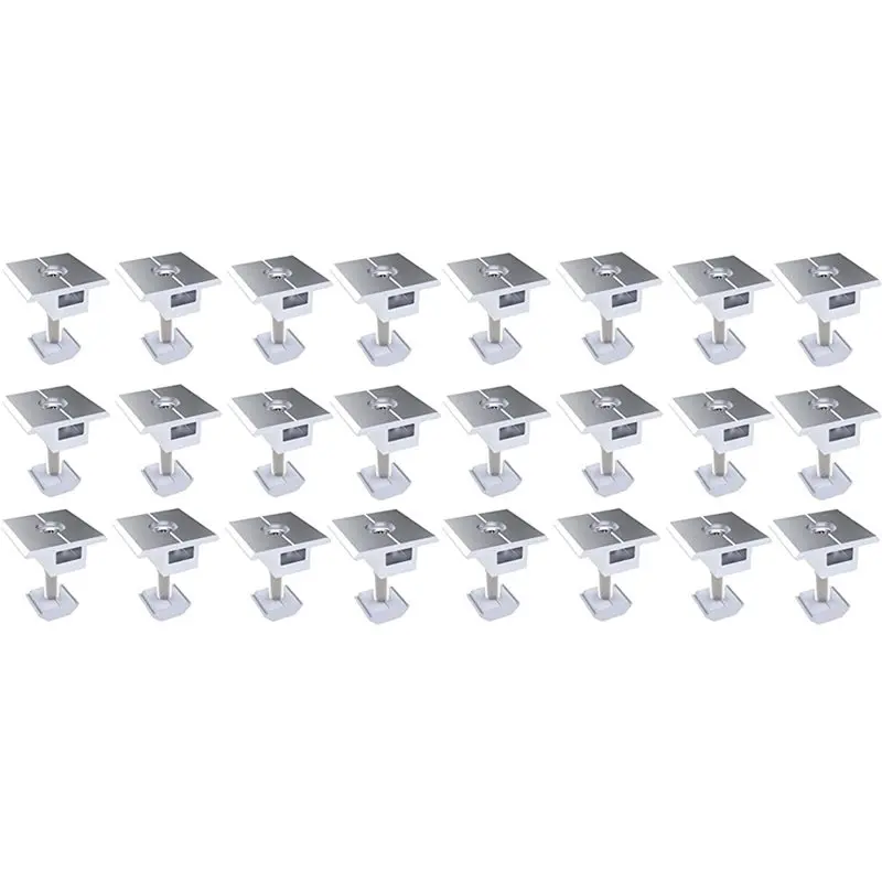 

AB41-24X Photovoltaic Support Aluminum Alloy Medium Pressure Block Slider 40Mm For Connecting And Fixing Solar Panels
