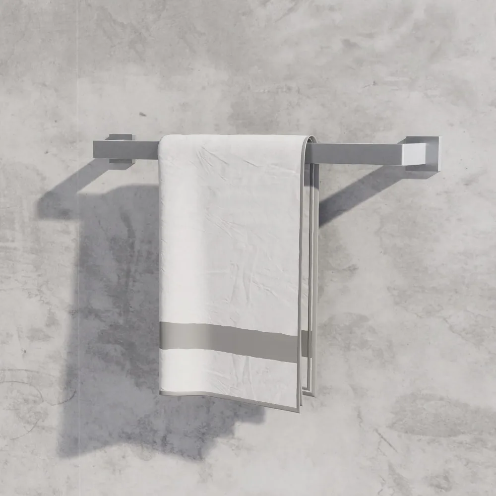 

Аксессуары для ванной комнаты Вешалка для полотенец - Матовый никель Нержавеющая сталь 304 Фурнитура для ванной комнаты Настенный 24-дюймовый вешалка для полотенец