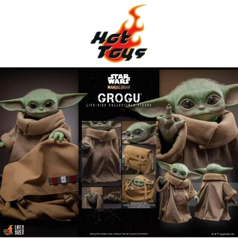 

In Stock Hot Toys Ht 1/1 Star Wars Mandalorian Little Yoda Baby LMS015 Collected Action Figure Boys Birthday Model Toy Gifts