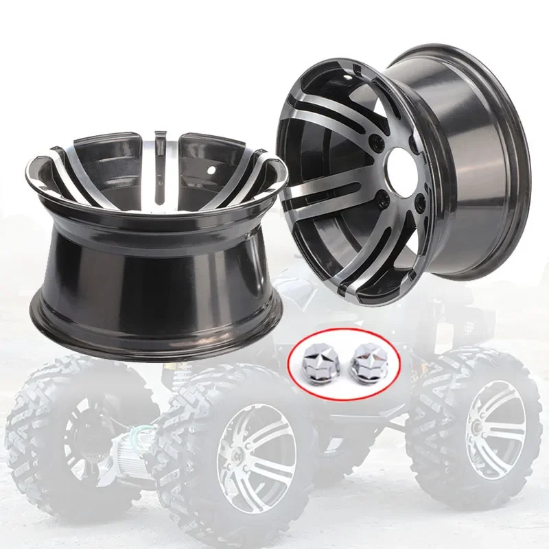 

1 шт. - 12-дюймовые передние и задние алюминиевые колеса, подходящие для четырехколесных квадроциклов, картингов, UTV, 12-дюймовых шин