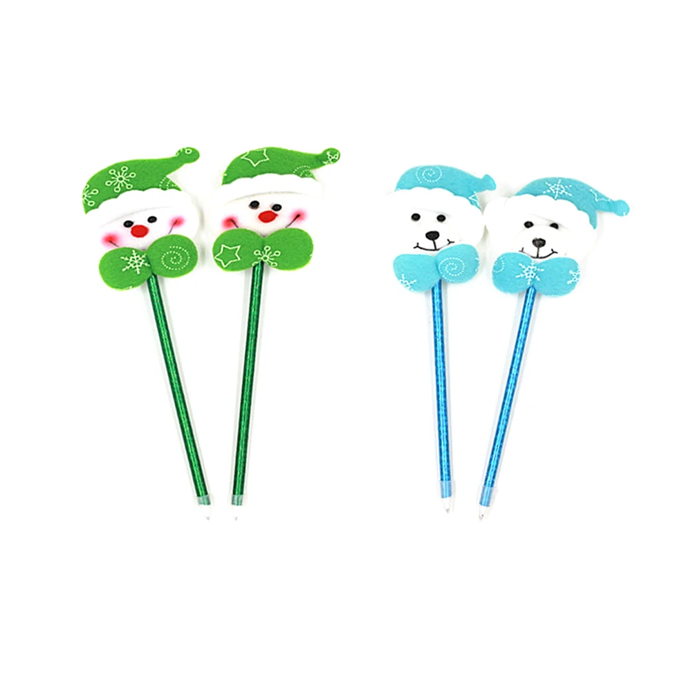 

12 Pcs Ballpoint Pens Christmas Cartoon Writing Kids School Office Supplies Fine Tip Xmas Gifts Student Stationery