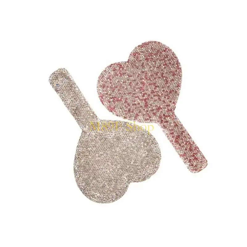 M89F Kim cương trang điểm Gương hoa mỹ Vanity gương cầm tay Gương cầm tay