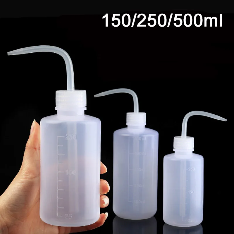 

150/250/500ml Plastic Squeeze Bottle Pot Plants Watering Bottle Laboratory Measuring Bottle Diffuser Wash Clean Bottle