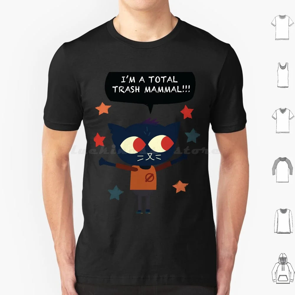 Trash Mammal-Night In The Woods T Shirt Big Size 100% Cotton Bea Game Gregg Indie Jacksepticeye Mae Borowski Nerd Night In The