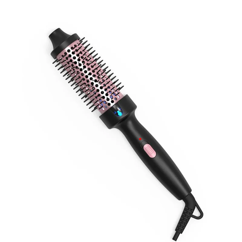 Dual Voltage Ionic Thermal Brush For Curling And Straightening 6 Temperature Settings & LED Digital Display Hot Air Styler