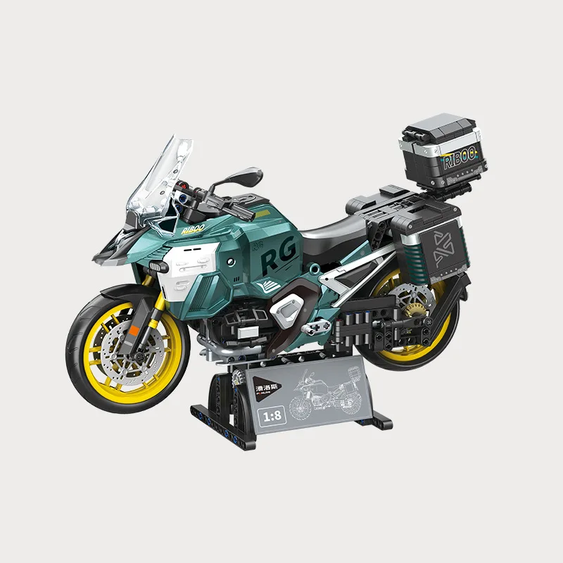 

Technical 1:8 Scale Germany ADVENTURE Motorcycle R1300GS ADV Building Block Model Vehicle Motor Construction Brick Toys For Gift