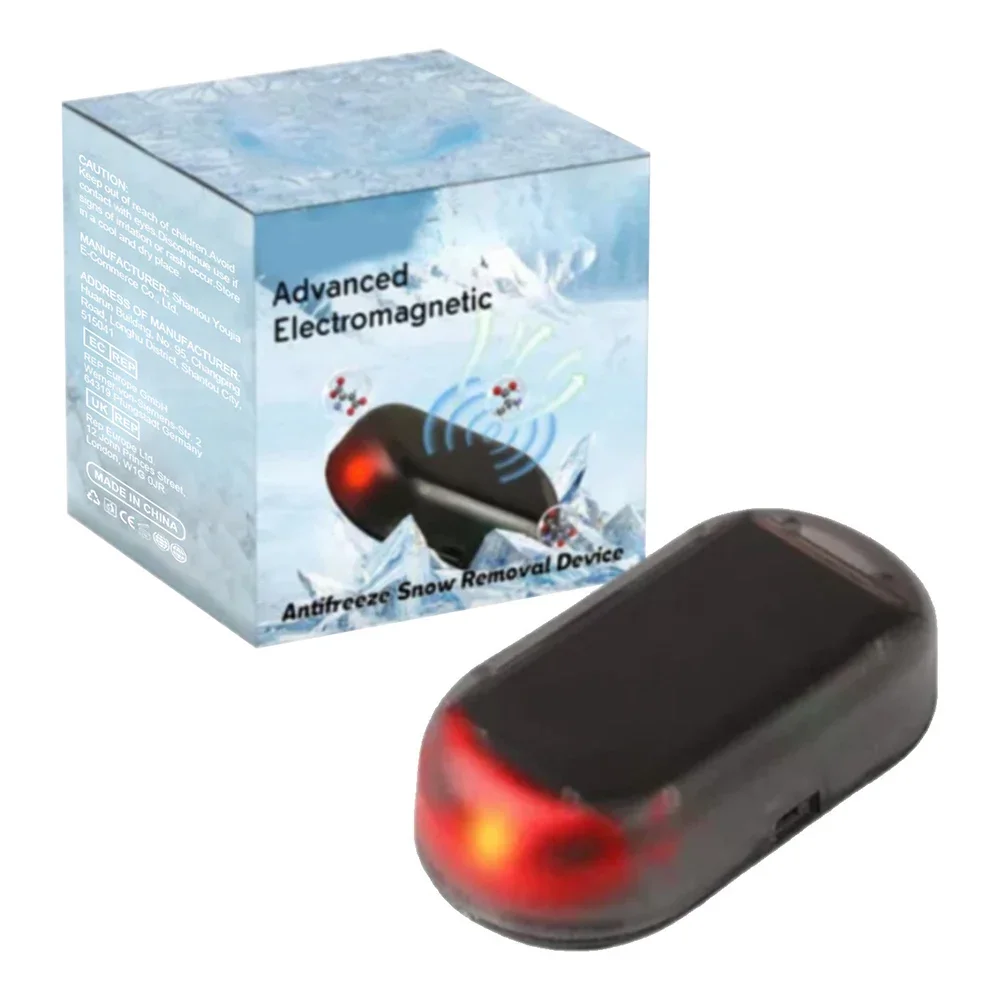 

Snow Remover Antifreeze Device 5*2.6*1.5cm Accessories Antifreeze Instrument Black Electromagnetic Molecular New