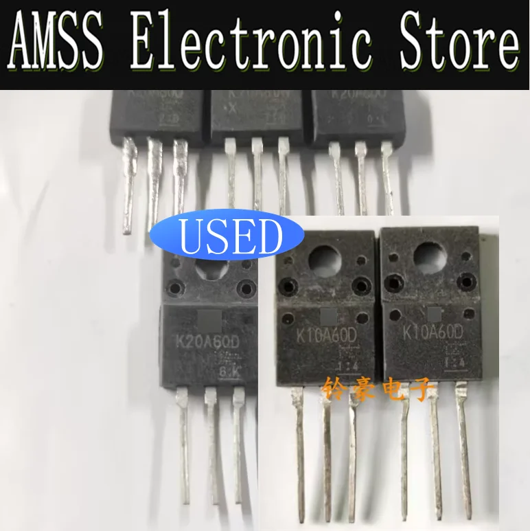 10PCS K8A60DA K15A60 K16A60W K18A60V K20A60U TK10A60D K31A60W K39A60 Transistor original desmontado de placa de circuito