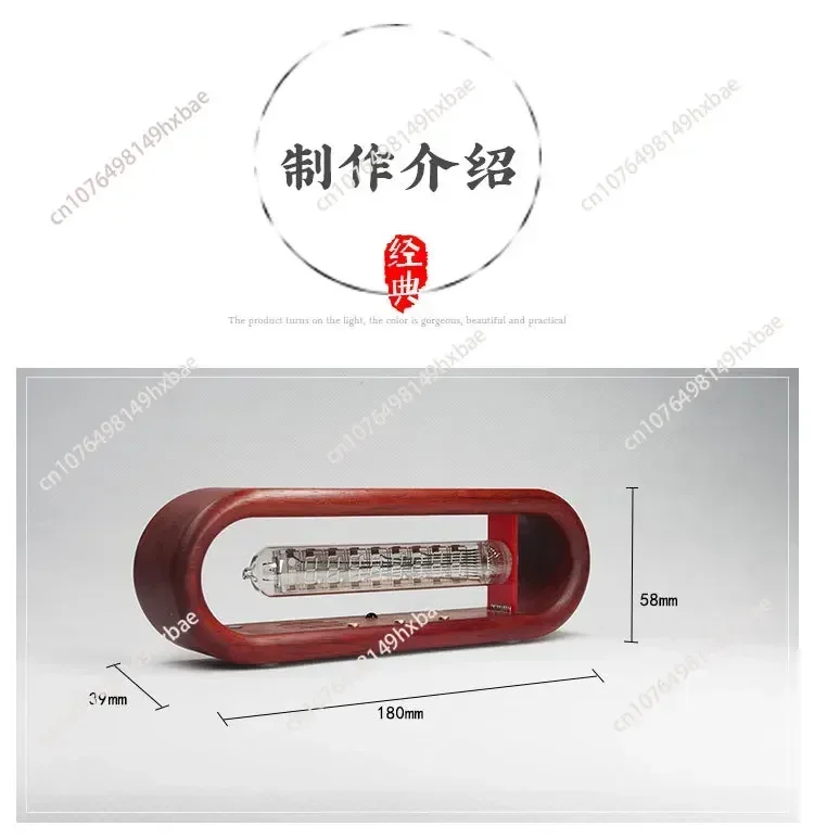 IV18 Simple Tube Clock Tomato Timer Fluorescent Tube Clock