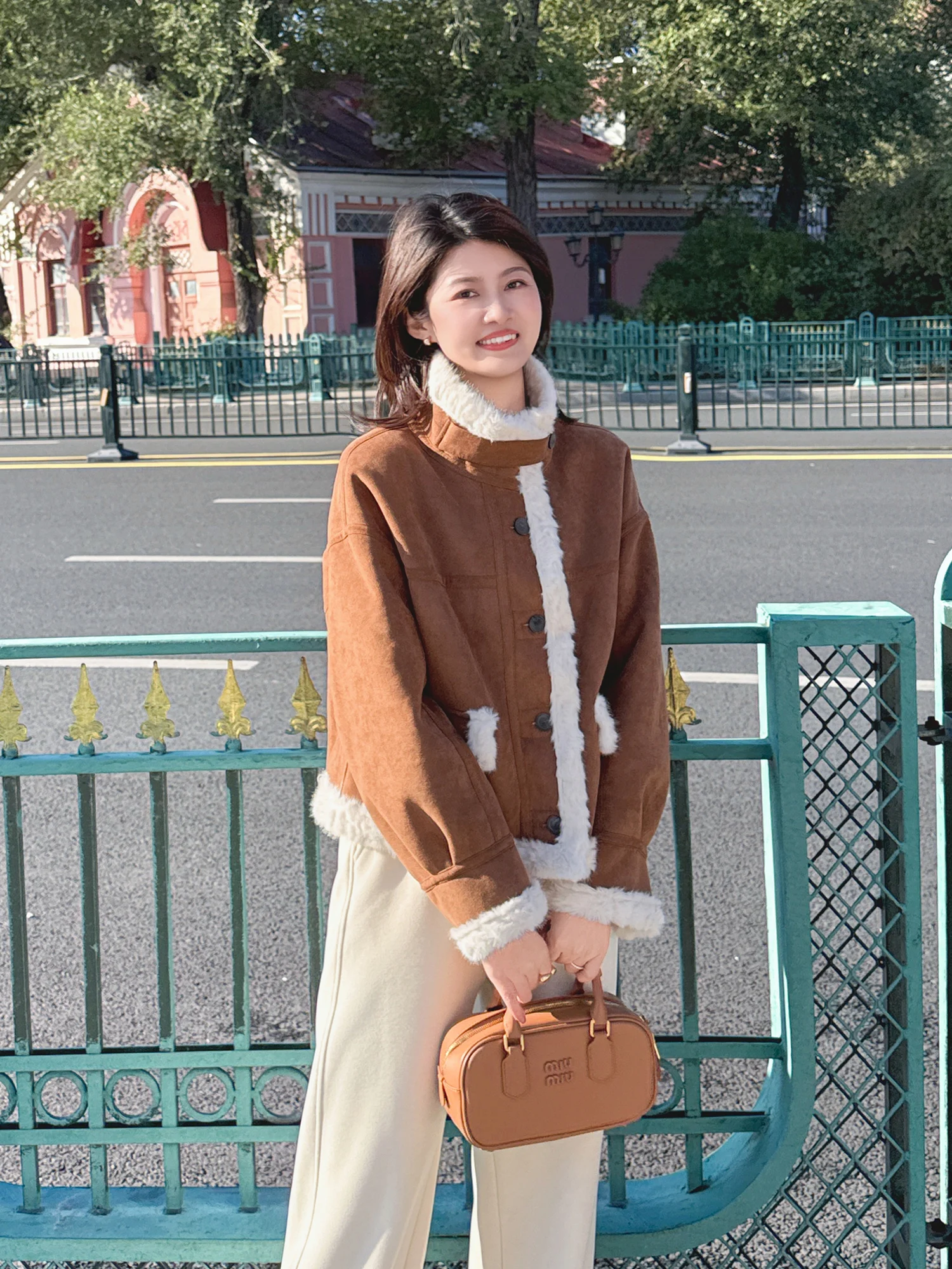 

Zillal женское замшевое пальто Jaet коричневого цвета из натуральной кожи с интегрированным дизайном, повседневное длинное пальто с застежкой на пуговицы