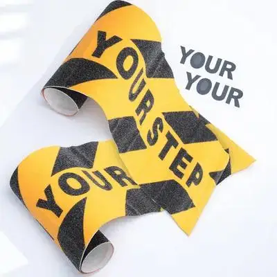 2Pcs Anti Slip Sticker Durable Strong Adhesive Wet Floor Stairs Safety Caution Warning Decals Wet Floor Sign Signs