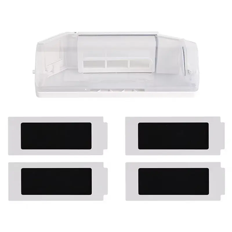 

AB43-Part Replacement For OMNI T30 Pro T30 Pro Omni Dust Box HEPA Filter Robot Vacuum Cleaner
