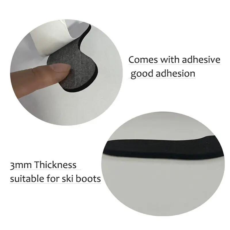 Ski Boot Pads Snowboard Adhesive Foam Pads Ski Boot Ankle Wrap Pads Adhesive Snowboard And Ski Boot Inserts Protector ﻿