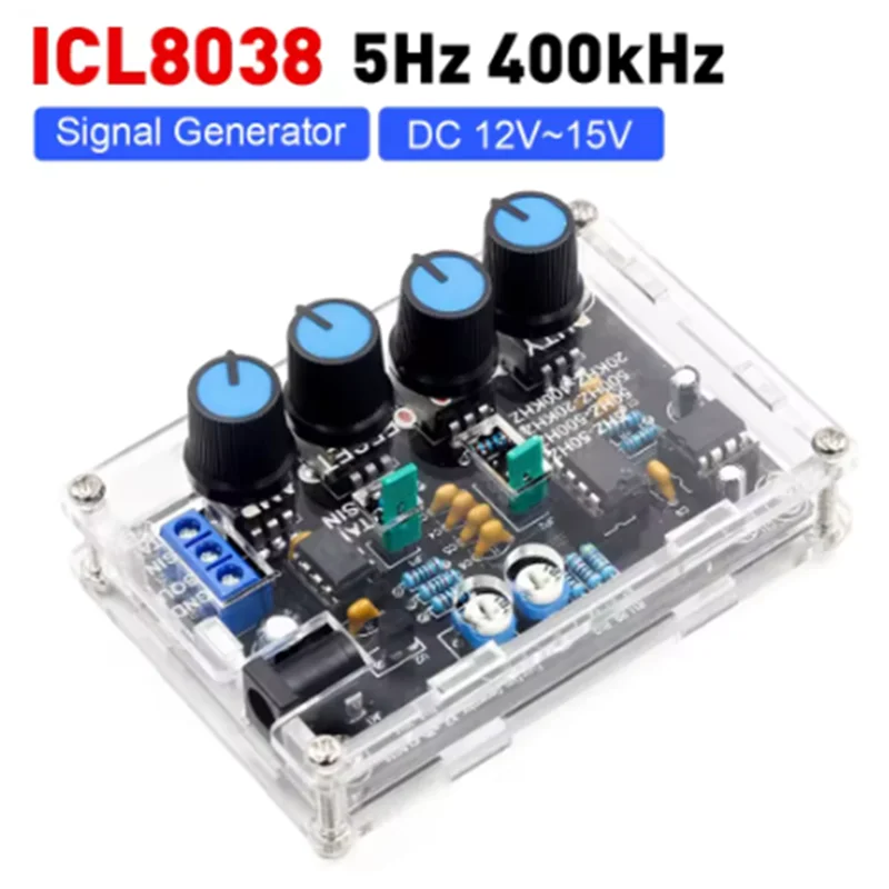 ICL8038 Multi-Function Low-Frequency Signal Generator Multi-Wave Welding Electronic Circuit Experiment Kit DIY