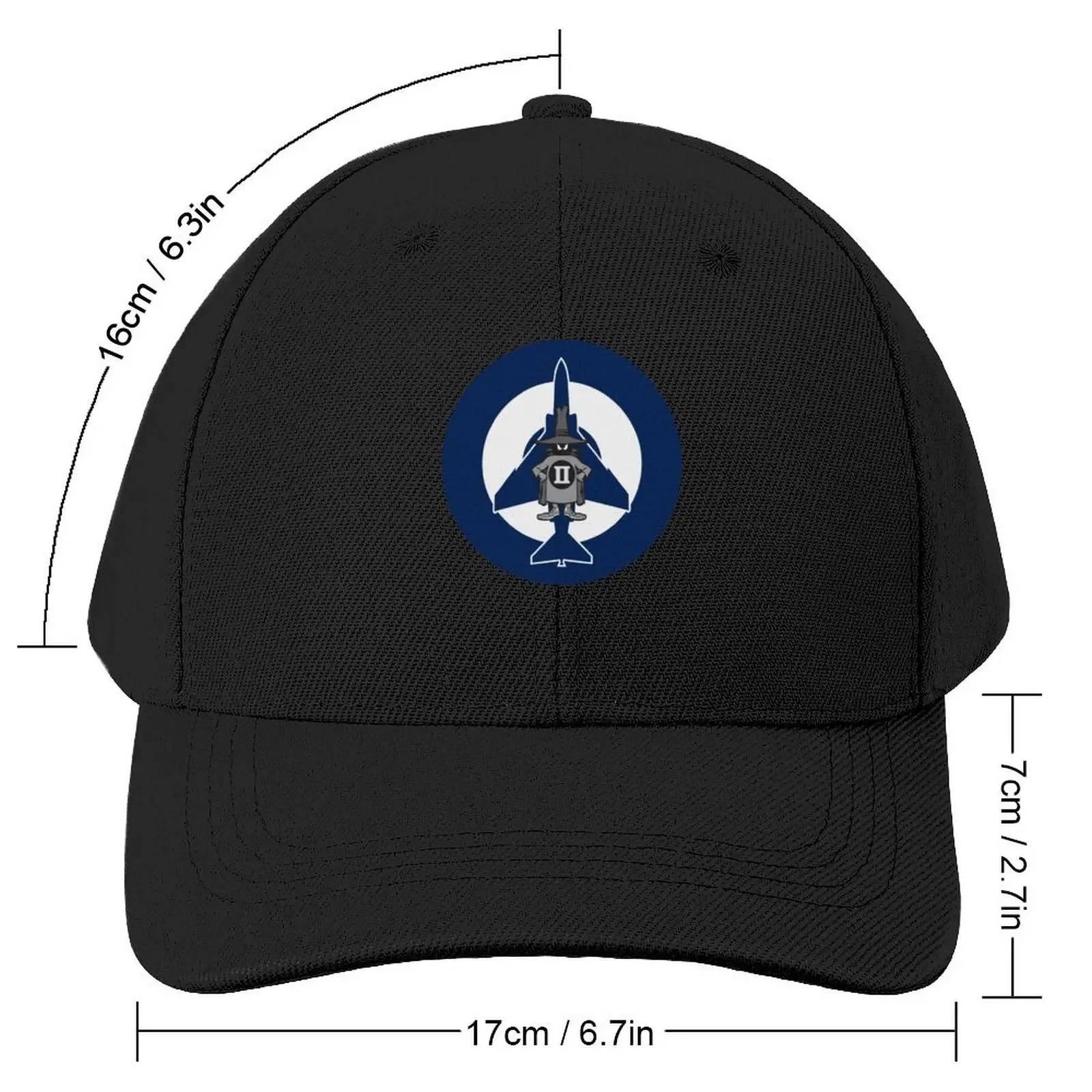 Spooky F-4 Phantom II - Hellenic Air Force (Greece) -Clean StyleCap Baseball Cap Trucker Hat Ball Cap Women's Beach Visor Men's