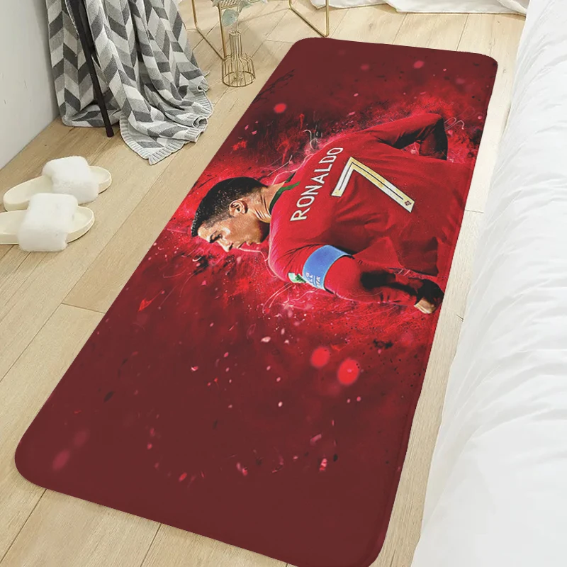 Carpet for Bedroom Cristiano Ronaldo CR7 Kitchen Porch Foot Mat Non-slip Balcony Bath Rug Home Decor Items Doormat Entrance Door