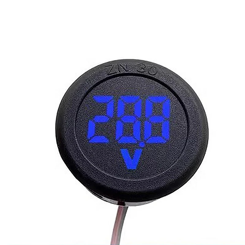 Digital Display Circular Two-wire Voltmeter DC Digital Voltmeter Head Display Protection Tools