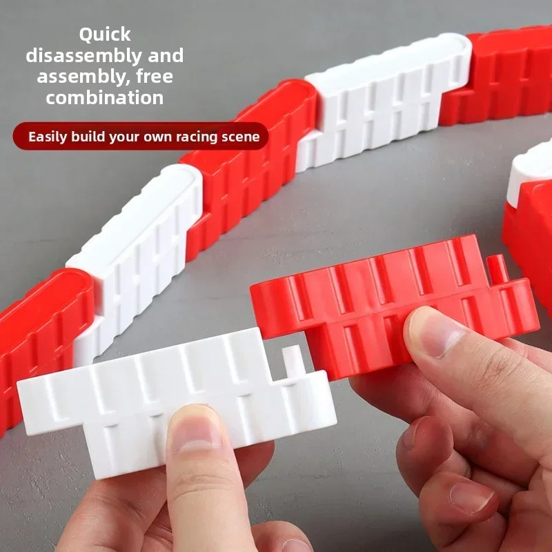 RC Car Road Barriers Remote Control Car Accessories Drifting Race Track Barrier Traffic Splicing Stereo Roadblock Traffic Scene