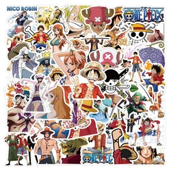 10/30/50pcs Classic Japan Anime ONE PIECE Stickers Luffy Nami Zoro Cartoon Decals Phone Laptop Car Graffiti Sticker for Kids Toy