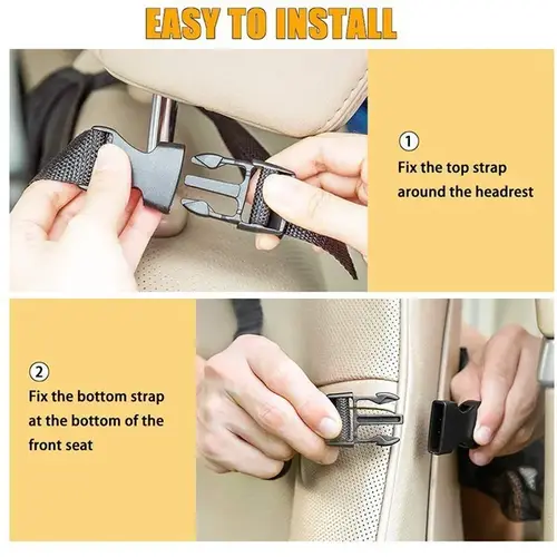 Car Backseat Organizer with Touch Screen Tablet Holder Auto Storage Pockets Cover Car Seat Back Protectors Car Accessories - Image 3