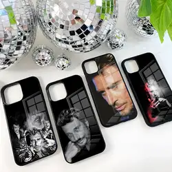 Johnny Hallyday Music Phone Case PC+TPU For Iphone Apple 14 Pro Max 11 13 12 Mini 6S 7 8 Plus X Xs XR SE Luxury Cover